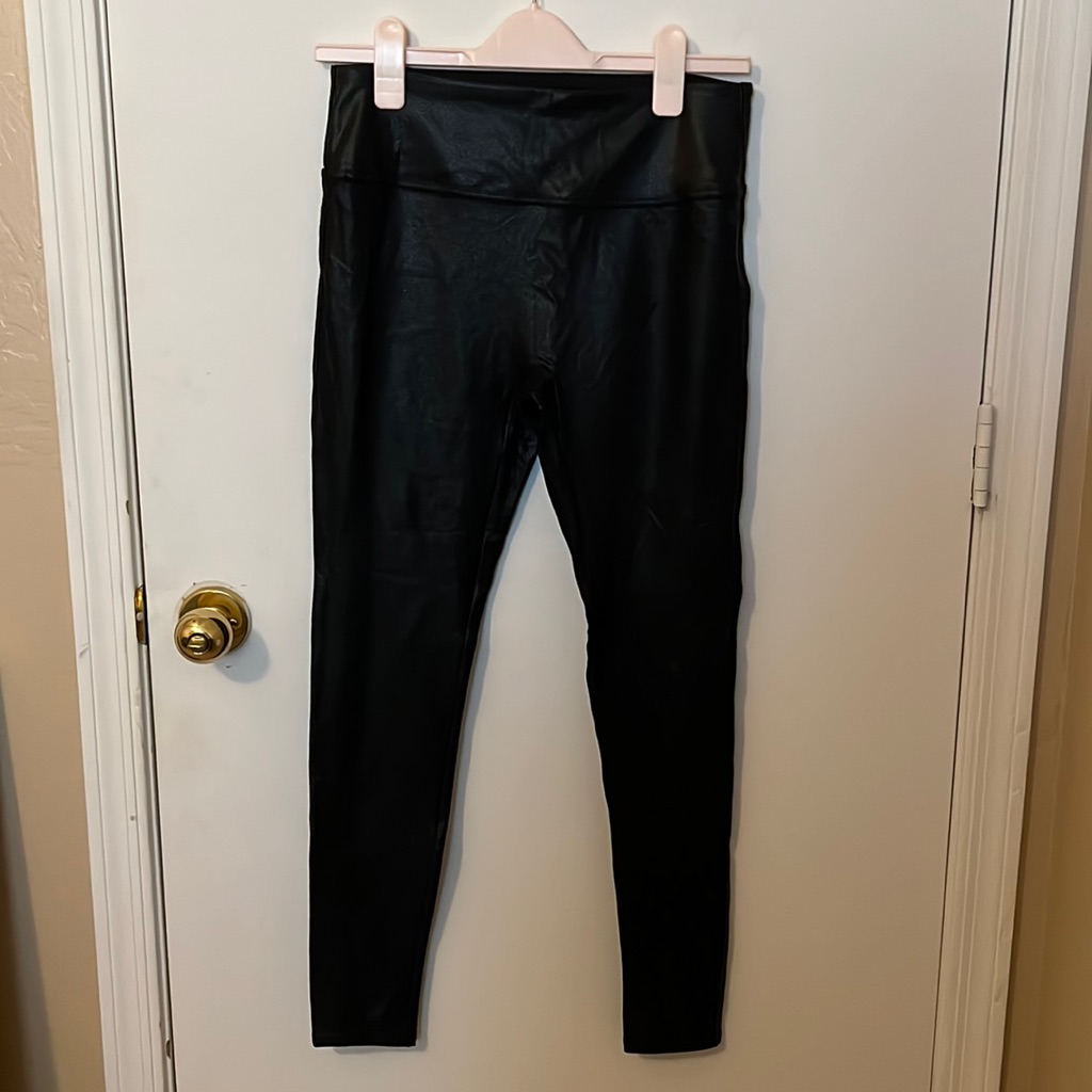 Black Pleather Leggings